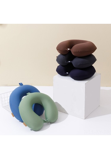 Shineyee Yetişkinler İçin Soğuk İpek Dokulu Hafıza Köpüklü Boyun Yastığı - Ofis, Uyku Ve Seyahat İçin Ergonomik Destek Koyu Gri Koyu Gri