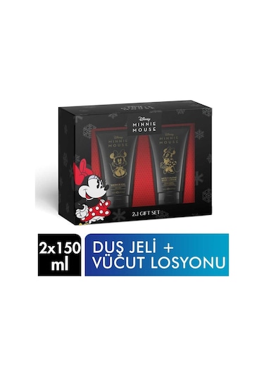 Disney Minnie Mouse Çocuk Parfüm EDT 50 ML + Unicorn Tarak + Vücut Bakım Seti