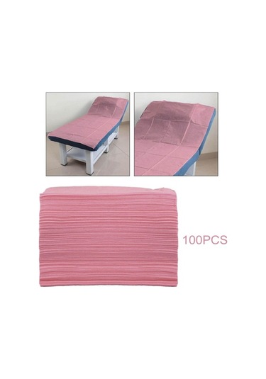 Ganzhoushop Yumuşak Tek Suntek Pembe-deliksiz Tek Kullanımlık Çarşaf 100x Hf