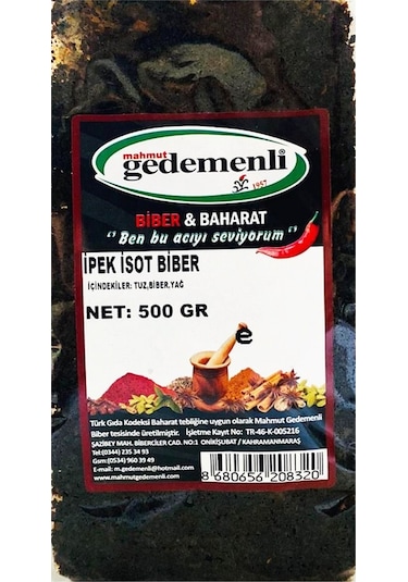 Mahmut Gedemenli Maraş İsot Biber 1 KG
