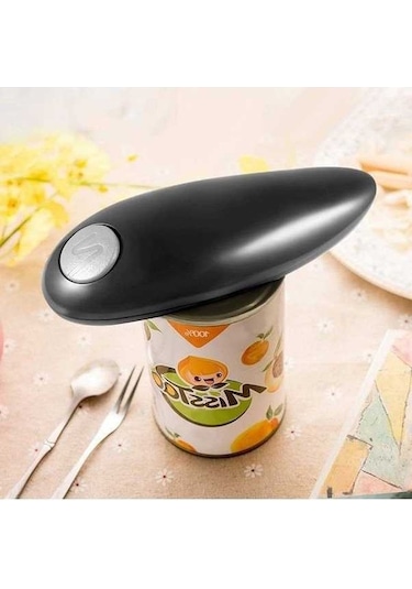 Fastbuy Evde Kullanımı Kolay Elektrikli Kavanoz Açıcı - Otomatik İşlem, Dayanıklı Malzemeyle Ev Hayatını Kolaylaştırır Siyah Siyah