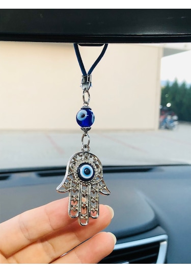 Fatmanın Eli Araba Nazarlık, Metal Aksesuar, Araba Süsü Nazarlık