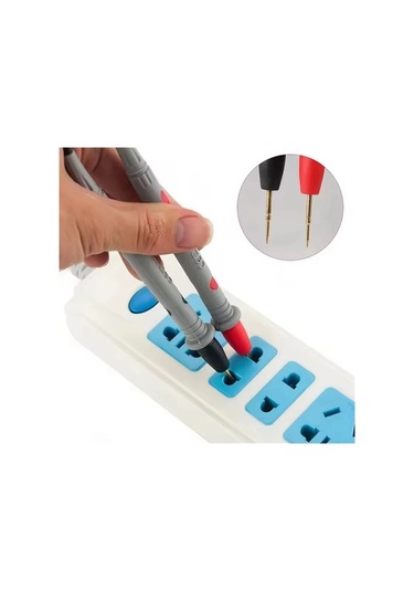 Funtree 1000v 20a 10a Dijital Multimetre Test Probu, Universal Klipsli Feeler Set