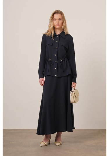 Ftz Women Kadın Melise Crep Takım Lacivert 31172 Lacivert