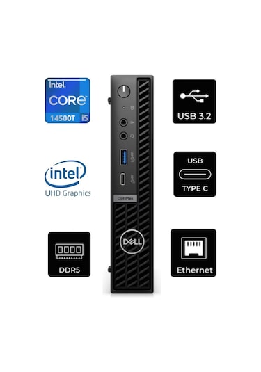 Dell Optiplex 7020MFF N012O7020MFFEMEA-076 i5-14500T 16 GB 4 TB SSD W11P Mini Pc