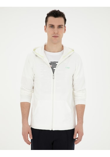 Pierre Cardin Erkek Beyaz Sweatshirt 50285410-vr013 Beyaz