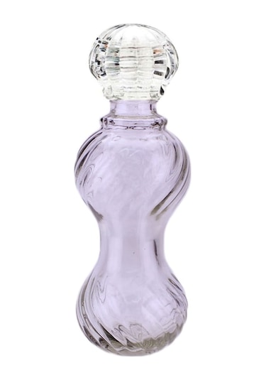 Tahtakaletoptanci Şişe Cam Saray Kapaklı Çizgi Desenli Vazo 100 Cc (10 Adet)