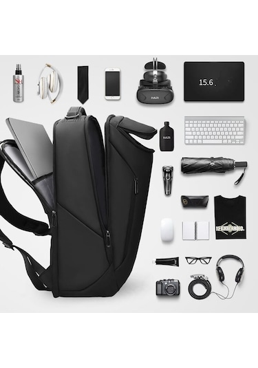 Mark Ryden MR9031 Compacto Pro USB Şarj Portlu Laptop Notebook Sırt Çantası (3 Bölmeli Model)