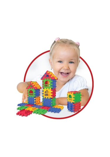 Puzzle City 3d Yapı Ve Tasarım Blokları 64  Parça