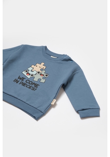 BabyCosy Organik Sweatshirt & Pantolon Takımı Csy8025 001