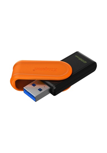Kingston Dtxs-256gb 256gb Portable Usb 3.2 Gen1 Datatraveler Exodias Black-orange Flash Bellek