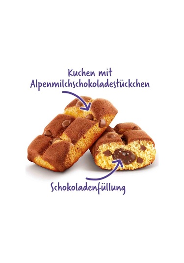Milka Cake & Choc Çikolata Kremalı Kek 3 x 175 G
