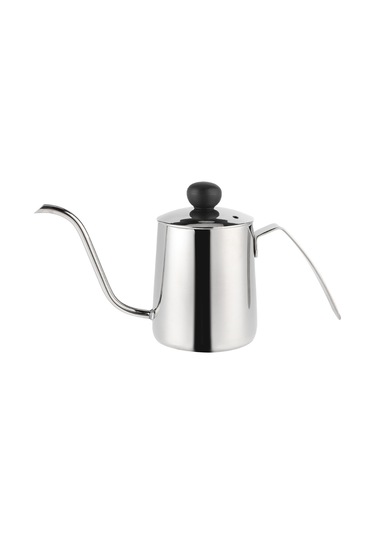 Manuel Demleme İçin Uzun Ağızlı Su Isıtıcısı, Ergonomik Saplı Paslanmaz Çelik Kahve Potu, Rahat Saplı Pour Over Kahve Potu Ve Diğer