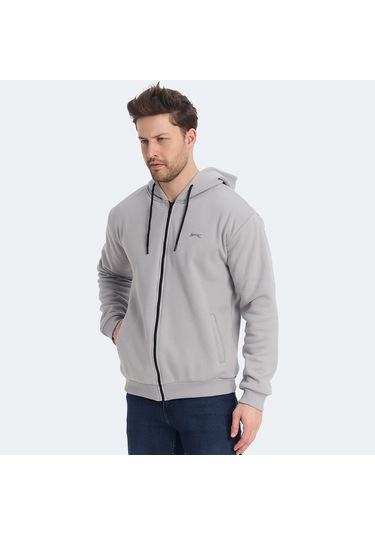 Slazenger KOZZAX IN Erkek Sweatshirt Gri