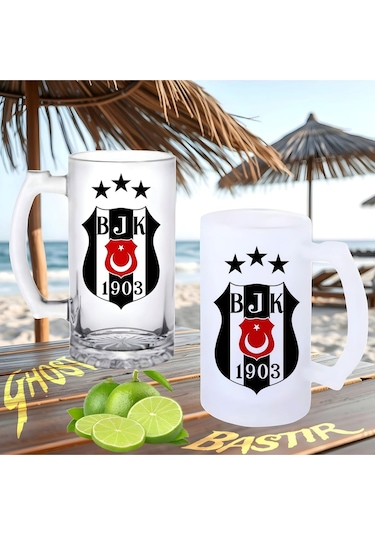Beşiktaş Taraftar Buzlu Ya Da Buzsuz Bira Bardağı 116
