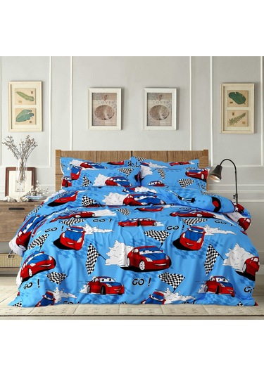 Paradise Ranforce Nevresim Takımı Tek Kişilika Mavi