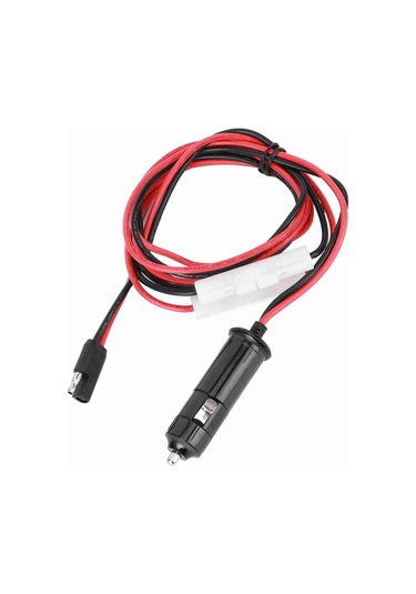 Moveevo Motorola Gm3188/gm3688/gm1280 İçin 12v Araç Radyo Güç Kablosu - Sigara Çakmak Adaptörü, 1.5m Uzunluk, Dayanıklı Abs + Tel Telli