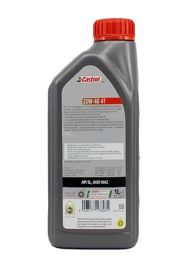 Castrol Actevo 20W40 4t 1 L 4 Zamanlı  Motosiklet Yağı