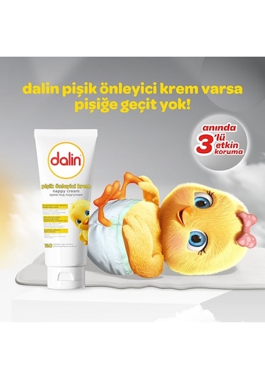 Dalin Pişik Kremi 100 Ml DAL-54000068