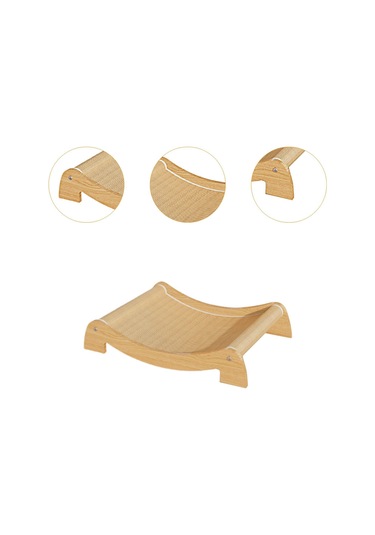 Suntek Kapalı Kedi Tırmalama Yatağı Rahat L-sırtlıksız