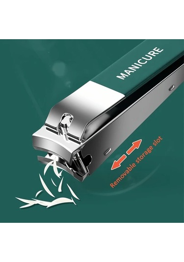 Oldfriend Set119 Gradyan Yeşil 10 Parça Manikür Seti, Tırnak Makası Ve Kulak Kaşık Bakım Kiti Seyahat Veya Ev İçin Hediye