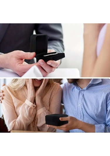 Willowhaven 6 Adet Kırmızı Kadife Bileklik Kutusu Altın Renk Menteşeli - Zarif Takı Saklama Kutusu