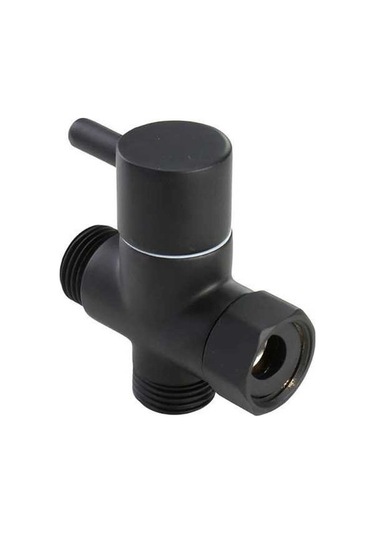 Trendooze Parlatma Yedek T Adaptör Yönlendirme Vanası Konnektörü Siyah Siyah