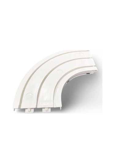 Tümray 3 Raylı Perde Rayı Korniş 90 Dönüş Köşe Aparatı