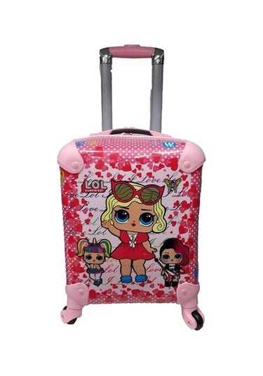 Protocol London Lol Kız Çocuk Valizi Pembe