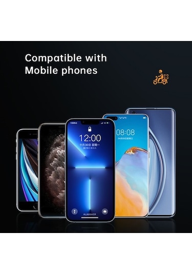 Tongxida Z009a Bisiklet Motosiklet Telefon Tutucu, Su Geçirmez Kılıf, Montaj Braketi Açık Füme - Füme - Kahverengi