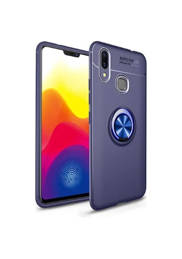 Huawei Y7 Prime 2019 Kılıf Yüzüklü Magnetli Ravel Case