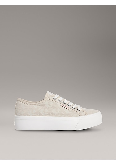 Calvin Klein Jeans Kadın Sneaker Yw0yw019650ga Bej