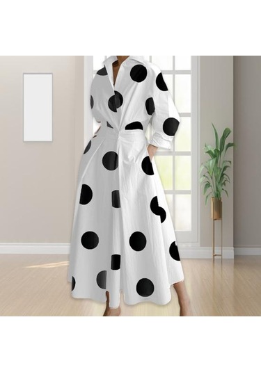 Kadın Bahar Sonbahar Elbise Yaka V Yaka Renk Eşleşen Sıkı Yüksek Bel Orta Buzağı Uzunluğu A-line Gevşek Etek Sot Baskı Bayan İşe Gidip Parti Midi Elbise Siyah Kadın Bahar Sonbahar Elbise Yaka V Yaka Renk Eşleşen Sıkı Yüksek Bel Orta Buzağı Uzunluğu A-line Gevşek Etek Sot Baskı Bayan İşe Gidip Parti Midi Elbise Siyah