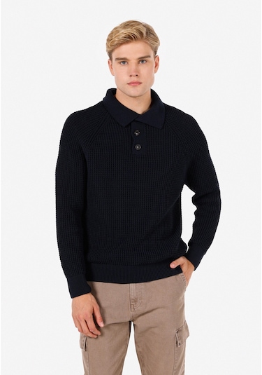 Colins Regular Fit Polo Yaka Erkek Lacivert Kazak Cl1070028 Q1.v2 Nav Lacivert Colins Regular Fit Polo Yaka Erkek Lacivert Kazak Cl1070028 Q1.v2 Nav Lacivert