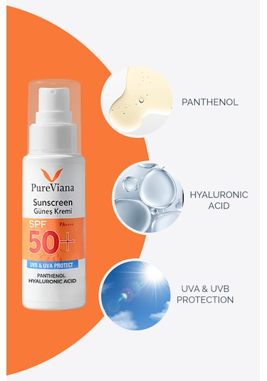 Pureviana Güneş Kremi SPF50+ Pa++++ 50 ML