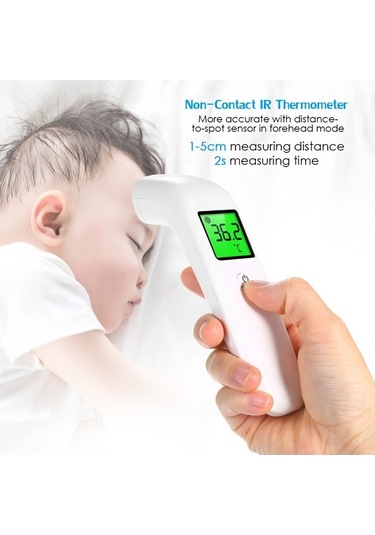 Besthome1 Keşfedin Hızlı Ve Hassas Alın Termometresi - Lcd Ekranlı, Pilsiz, Temassız Ateş Ölçer, Yenilikçi Teknoloji
