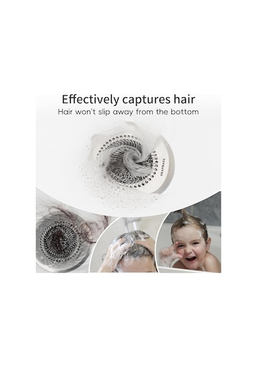 Moveevo 304 Paslanmaz Çelik Saç Tutucu: Artık Tıkanıklık Sorunu Duş, Banyo, Lavabo İçin Hızlı Su Akışı Ve Kolay Temizlik - Dayanıklı Tıkanıklık Engeli Diğer