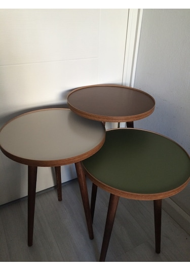 3'Lü Zigon Sehpa 16Mm Veya 18Mm Mdf Tabla (432535122)