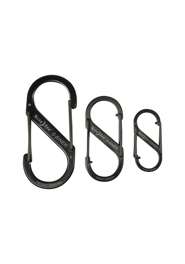 Nite Ize S-Biner Paslanmaz Çelik Karabina 3lü Paket Çok Renkli