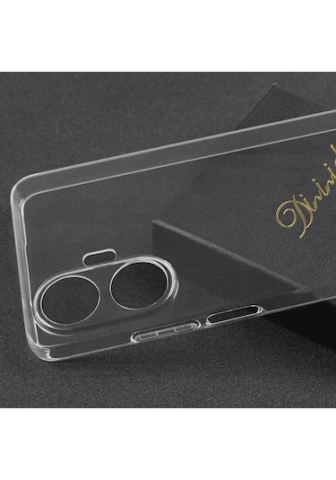 Realme C55 Kılıf Şeffaf İnce Ve Esnek Süper Silikon Kılıf