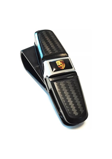 Power Resulting Porsche Göğüs Güneşliği İçin Araba Gözlük Tutucu 174448188 Siyah