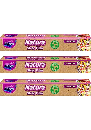 Natura Streç Film 15 Mt Üçlü Set