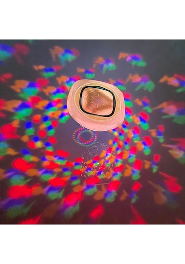 Renkli Sualtı Işıkları Balık Desenli Çeşme Projektör Işığı 4 Açık Mavi