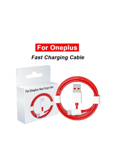 Tekageneoneplus Supervooc Hızlı Şarj Kablosu Type C - Oneplus 12/11/10 Pro/9/10t/9r/8t/8/7t/7/6 Uyumlu Chınablack2m