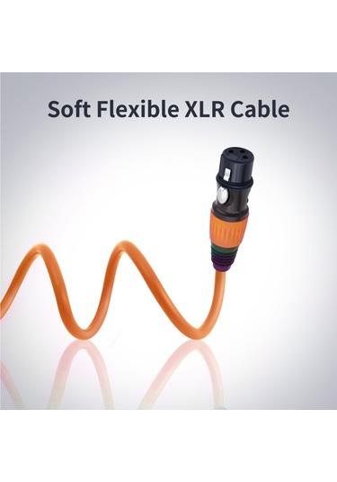 Mufunye Xlr Kabloları 4'lü Paket Mikrofon Kablosu 3ft Xlr Erkekten Dişi Mikrofon Kablosu Tak Ve Çalıştır 3-p