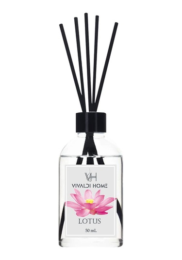 Vivaldi Home Şakayık + Lilyum + Lotus Çubuklu Oda Kokusu Esansiyel Uçucu Yağ 3 x 50 ML