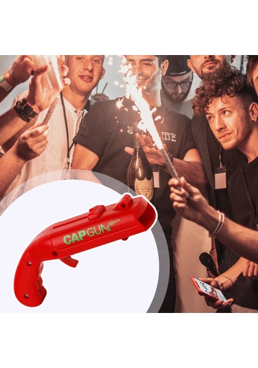 Youmex Plastik 2'li Fonksiyonlu Bira Açıcı Ve Kapağı Fırlatıcı - Partilerde Eğlence Ve Pratik Gri