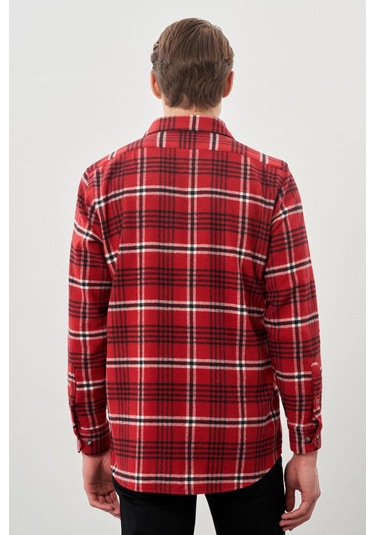 Açık Kırmızı Yünlü Ekose Desen Yumuşak Yaka Cepsiz Uzun Kol Casual Comfort Fit Gömlek 1004245227 Açık Kırmızı Açık Kırmızı Yünlü Ekose Desen Yumuşak Yaka Cepsiz Uzun Kol Casual Comfort Fit Gömlek 1004245227 Açık Kırmızı