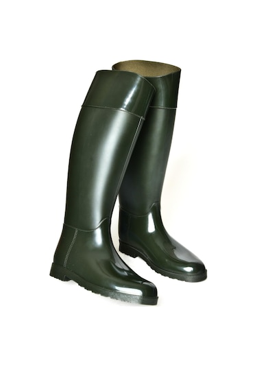 Fox Shoes T858712109 Haki Yağmur Çizmesi Haki-suni Deri Haki