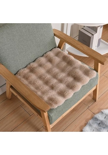 Gri Düz Renk Sandalye Minderi Aşınmaya Dayanıklı Ekstra Yumuşak Kalın Yıkanabilir Yemek Sandalyesi Minderi Kalınlaşmış Koltuk Pedi